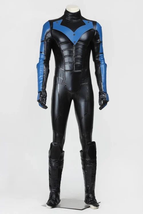 Batman: Arkham City Nightwing Cosplay Costume | Superhero Outfit
