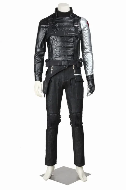 Captain America: The Winter Soldier Bucky Barnes Cosplay Costume | Movie Outfit
