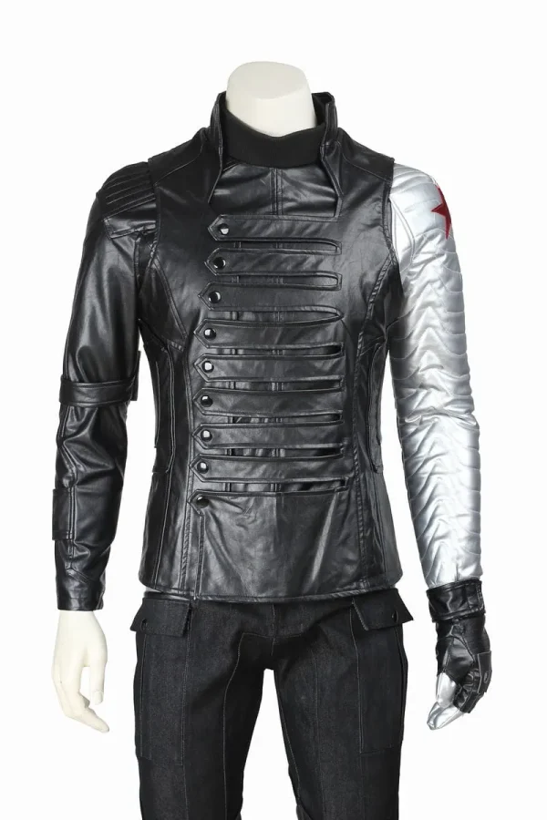 Captain America: The Winter Soldier Bucky Barnes Cosplay Costume | Movie Outfit
